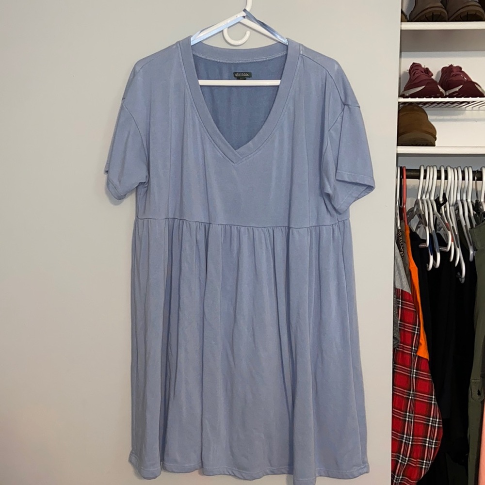 Wild Fable Blue V Neck Dress